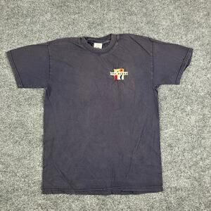 Sutton Sportswear T-Shirt Mens M Gray San Diego Embroidered USA Made Casual Tee